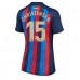 Billige Barcelona Andreas Christensen #15 Hjemmetrøye Dame 2022-23 Kortermet